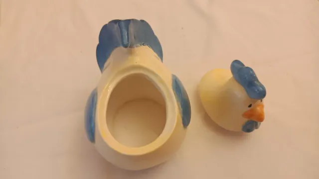 Zuccheriera gallina in ceramica