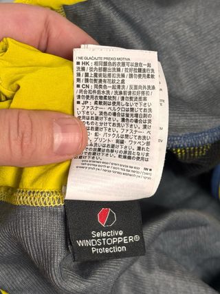 Giacca Salomon Windstopper Blu/Gialla L