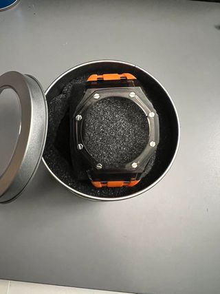 Kit Mod Reloj Casio GA2100 Negro Naranja