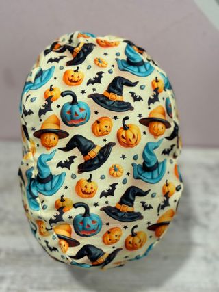 Cappello chirurgico per Halloween, cappelli a forma di zucca