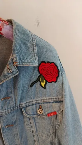 Chaqueta tejana United Colors of Bennetton vintage