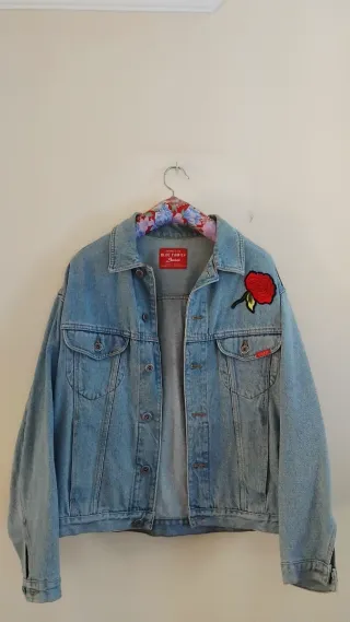 Chaqueta tejana United Colors of Bennetton vintage