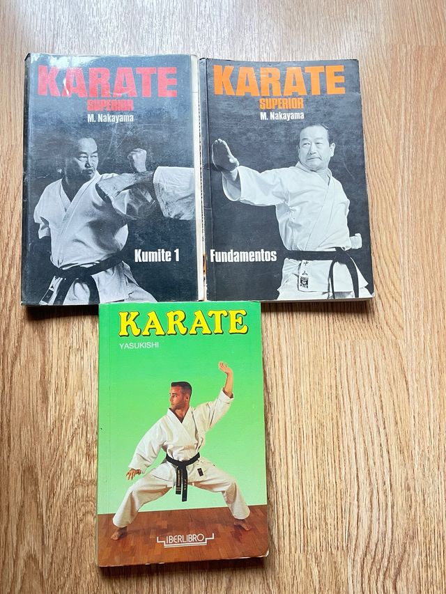 3 Libros de karate