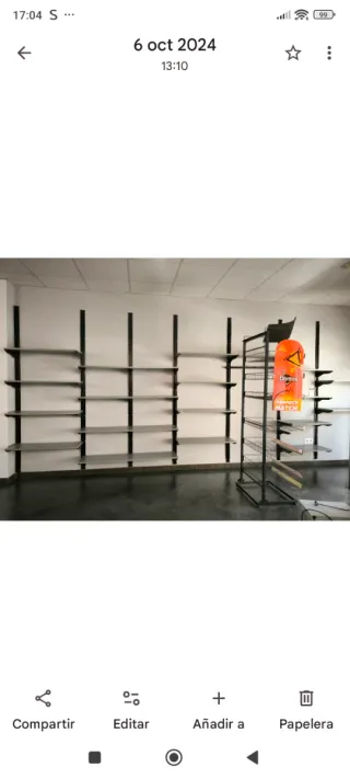 Estanterias y mostrador