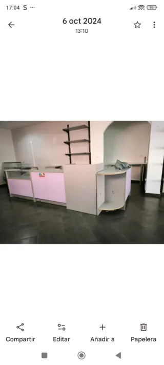 Estanterias y mostrador