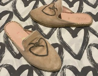 Alpargatas Pretty Ballerinas Beige Corazón
