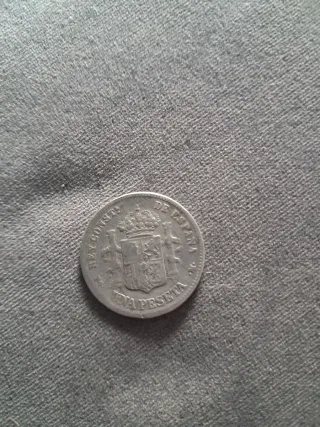 1 Peseta Alfonso XIII Plata 1904