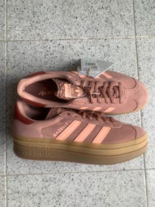 Adidas Gazelle Marrones/Rosadas