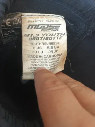 Botas de moto off-road