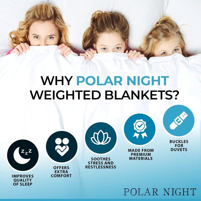 Manta Pesada Polar Night 5kg Gris