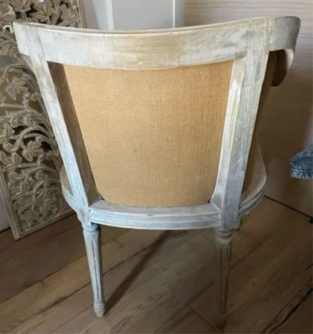 Butaca Maison du Monde Beige/Blanco,estilo frances