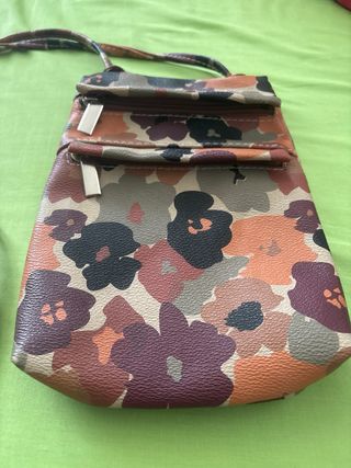 Bolso bandolera estampado floral