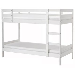 MYDAL IKEA Letto a castello bianco 90x200 con materasso 