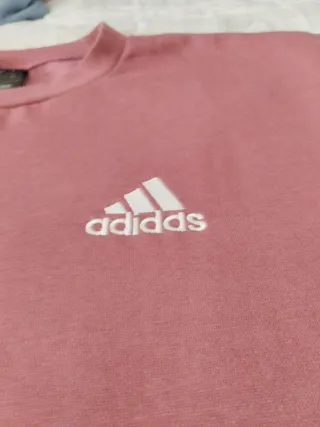 Sudadera Adidas Rosa Pastel Talla M