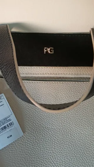 Bolso Purificación García Beige/Negro Nuevo