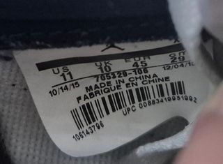 Nike Jordan 1 Metallic Blue Talla 45 US 11 Usadas