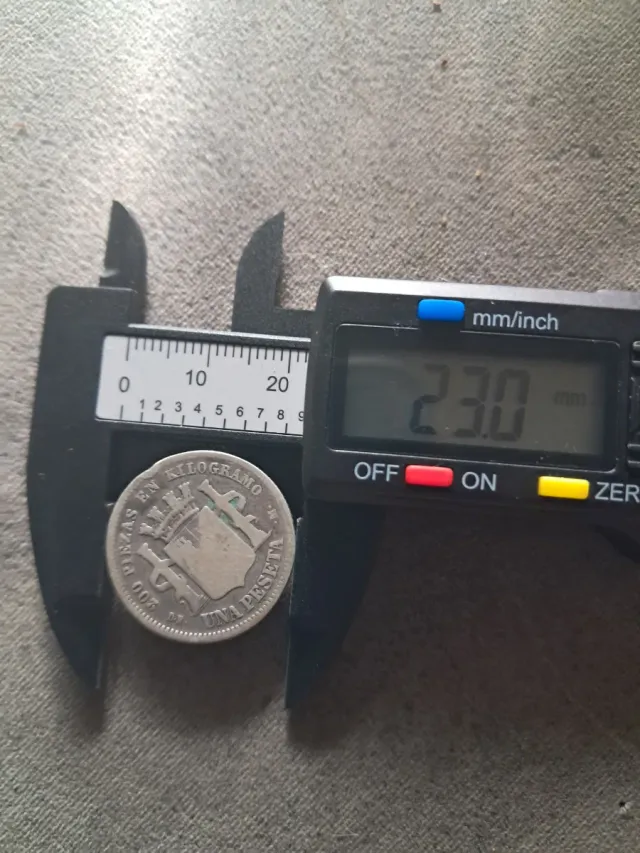 1 Peseta Plata República