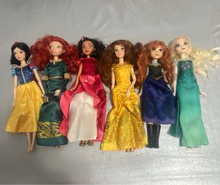 6 bambole Disney Princess