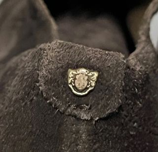 Zapatos de ante con cordones y tacón