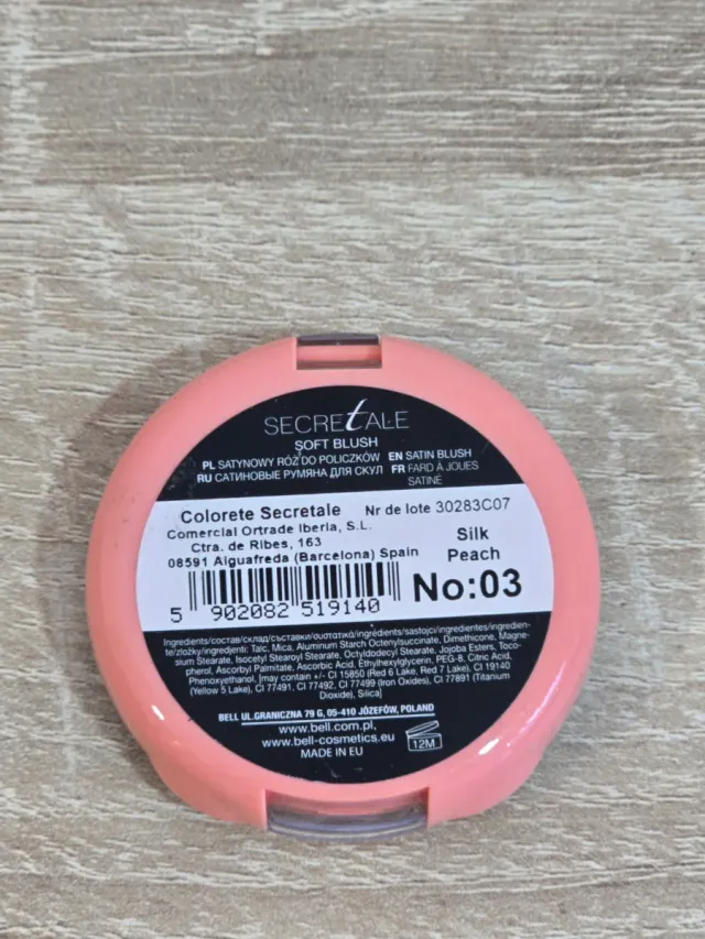 Colorete Bell Soft Secretale 
Tono 03 Silk Peach