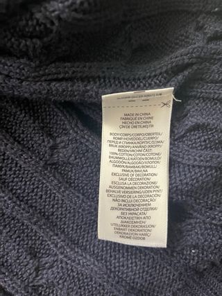 Jersey Polo Ralph Lauren Azul Cable Knit