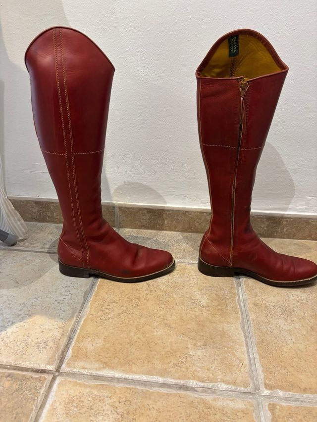 Botas de montar Dakota rojas