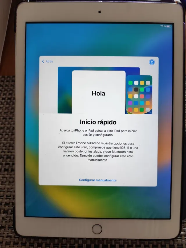 iPad 9.7 5ª Gen Plata.