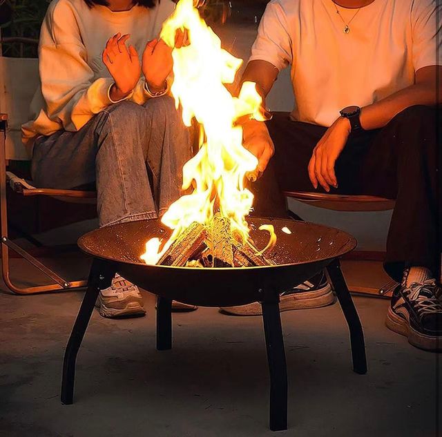 Braseiro Metálico Preto/Churrasqueira