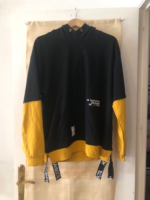 Sudadera Mammy Star Negra y Mostaza