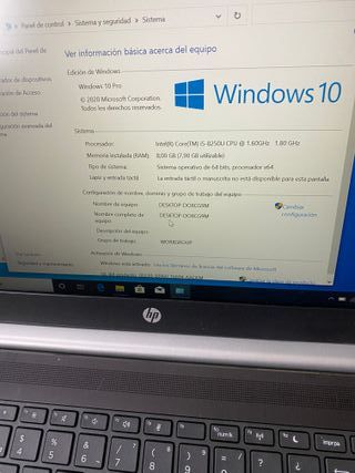 HP 440 G5 i5 8ª Gen 16GB RAM 256GB SSD