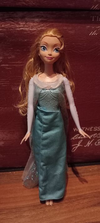 Muñeca Elsa Frozen Vestido Azul