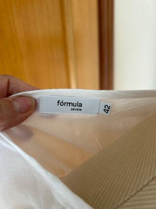 Blusa El Corte Inglés blanca
