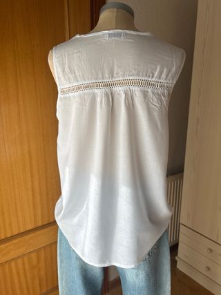Blusa El Corte Inglés blanca