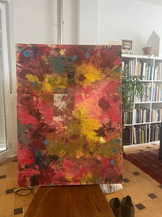 Cuadro abstracto autor desconocido años 90 OFERTA 