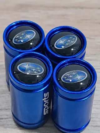 Tapones Válvula Subaru Sports Azul (4 uds)