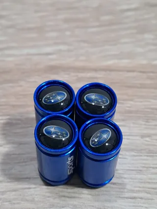 Tapones Válvula Subaru Sports Azul (4 uds)