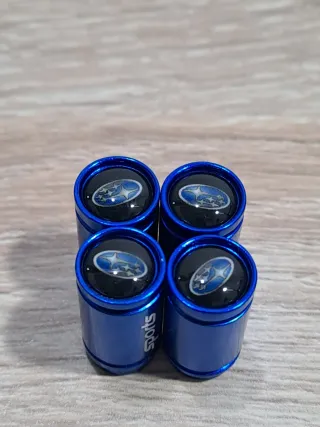 Tapones Válvula Subaru Sports Azul (4 uds)