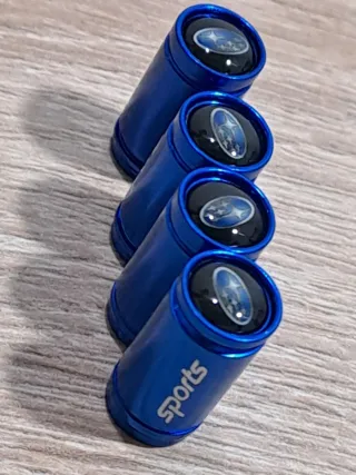 Tapones Válvula Subaru Sports Azul (4 uds)