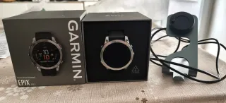 Garmin Epix Gen 2 + Base Carga + cristal