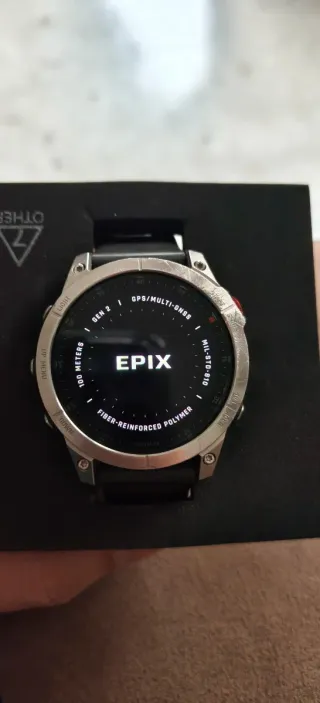 Garmin Epix Gen 2 + Base Carga + cristal