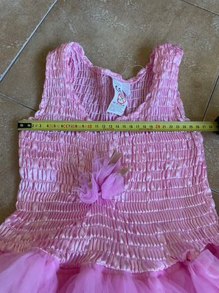 Vestido tutu rosa Souza talla 5-7 años