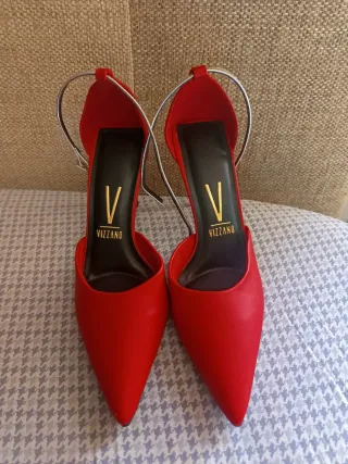 Zapatos Estilettos Vizzano Mujer Rojos