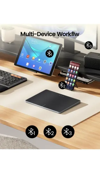 ProtoArc T1 Plus Trackpad Inalámbrico Negro