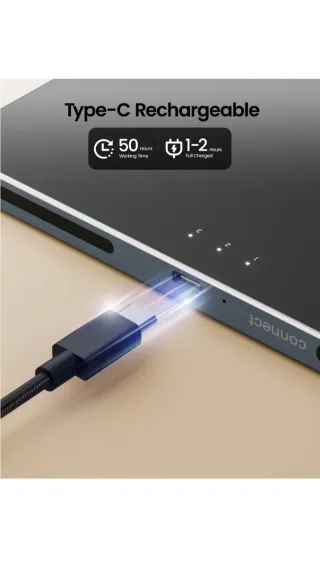 ProtoArc T1 Plus Trackpad Inalámbrico Negro