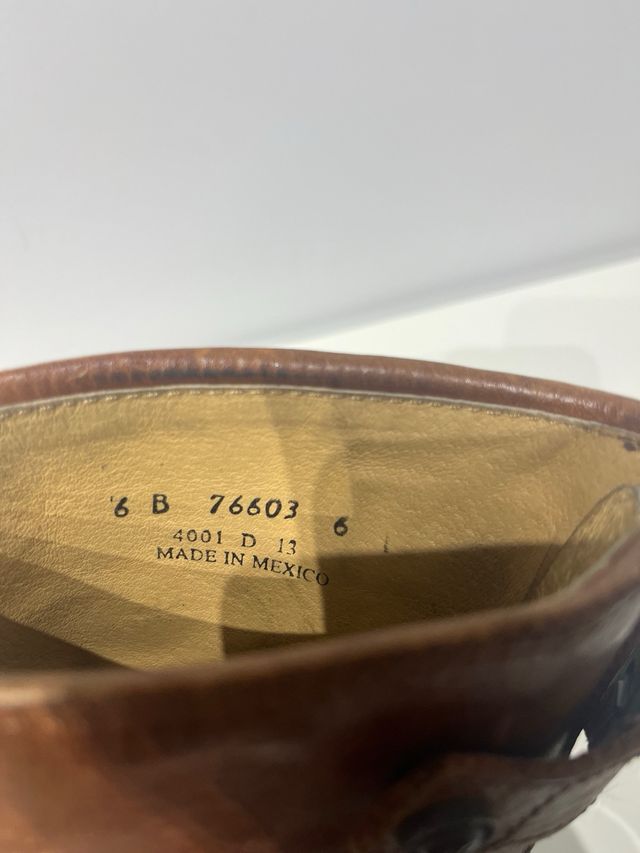 Botas Biker Frye Marrón Mujer