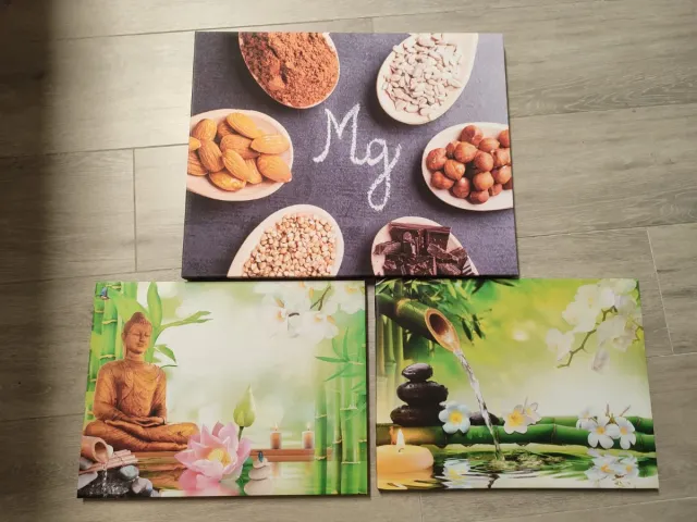 Cuadro Buda Zen Bambú y Piedra