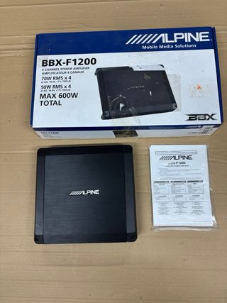 Amplificador 4 Canales Compatible Alpine BBX-F1200