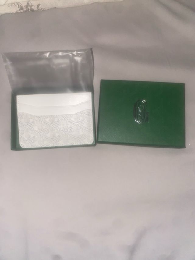 Tarjetero Goyard Blanco