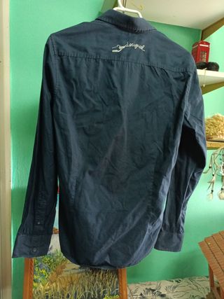 Blusa Desigual Manga Larga Mujer Azul