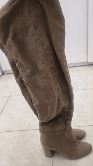 Botas altas camel talla 39
